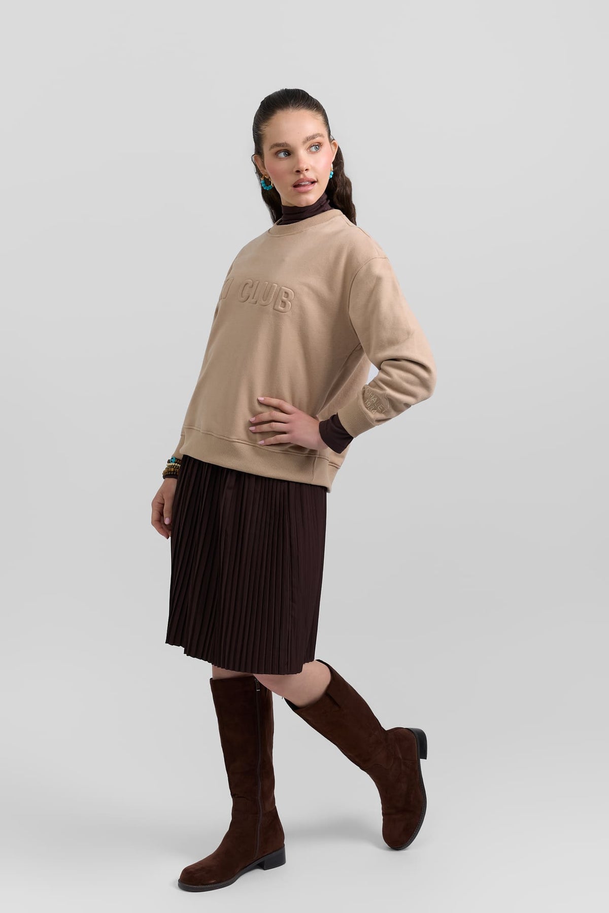 Pleated skirt