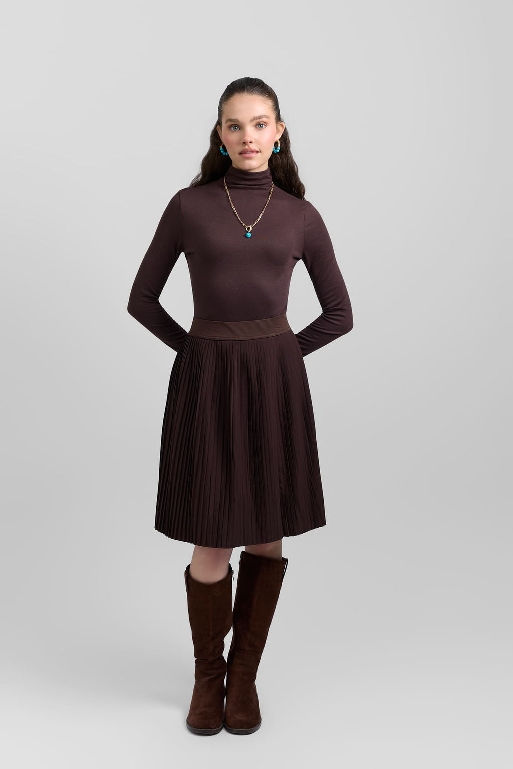 Pleated skirt
