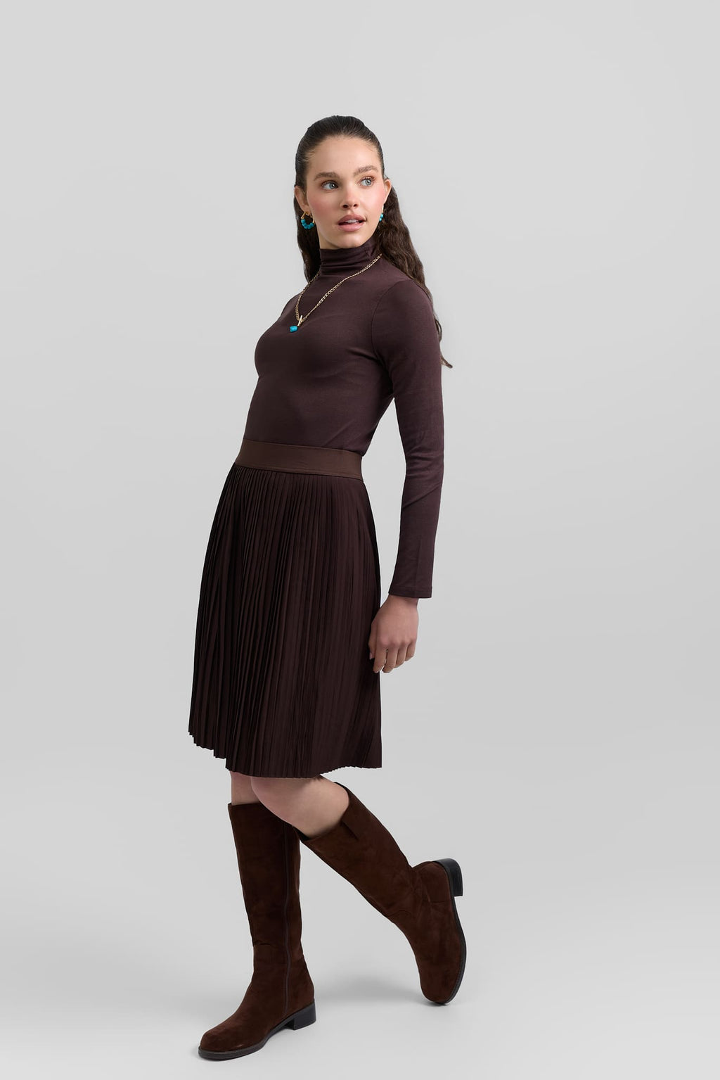 Pleated skirt