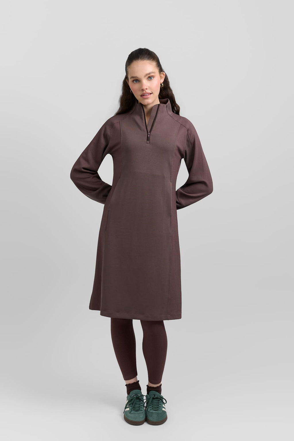 Half zip dress