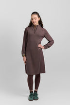Half zip dress
