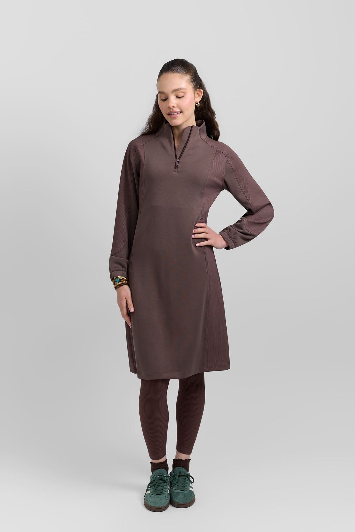 Half zip dress