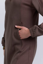 Half zip dress