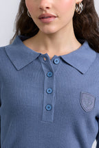 Knit polo