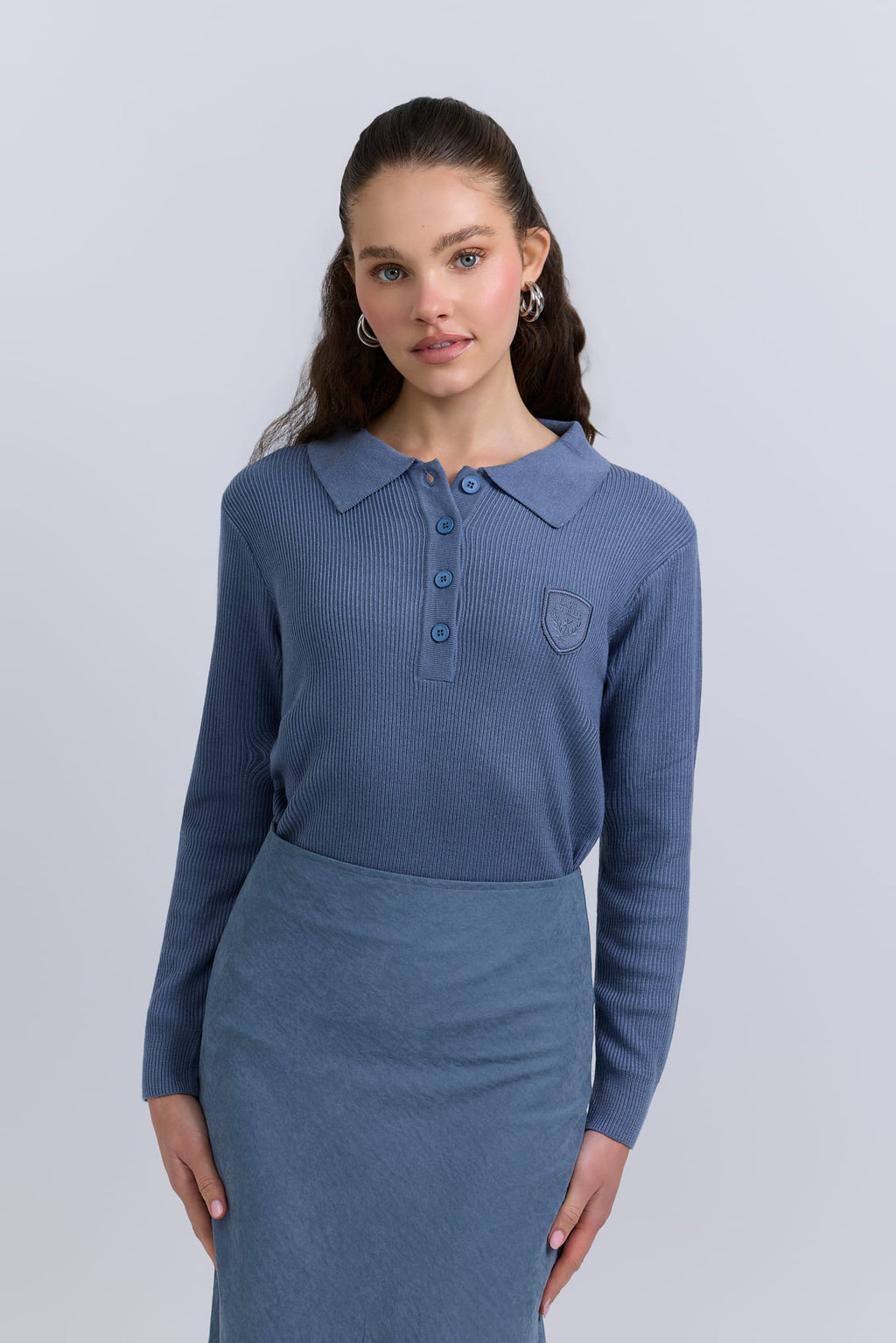 Knit polo