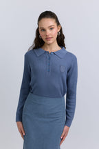 Knit polo