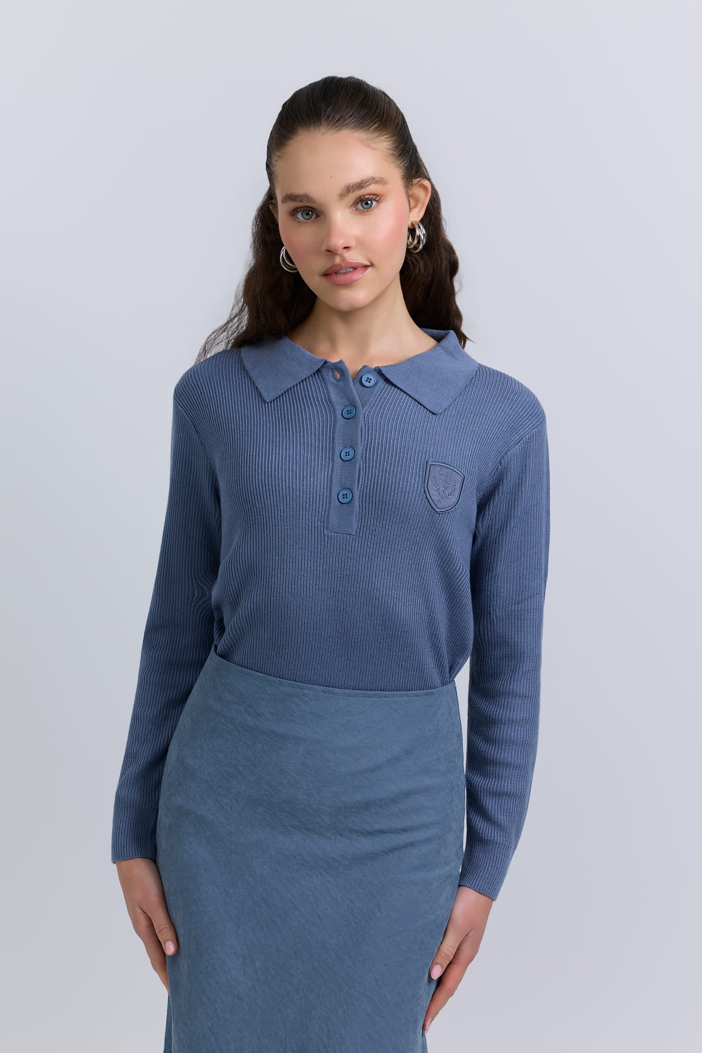 Knit polo