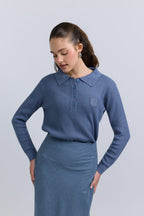 Knit polo