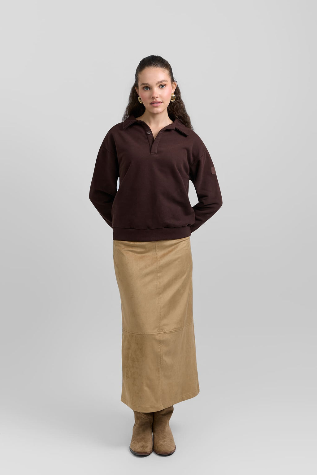 Double belt skirt