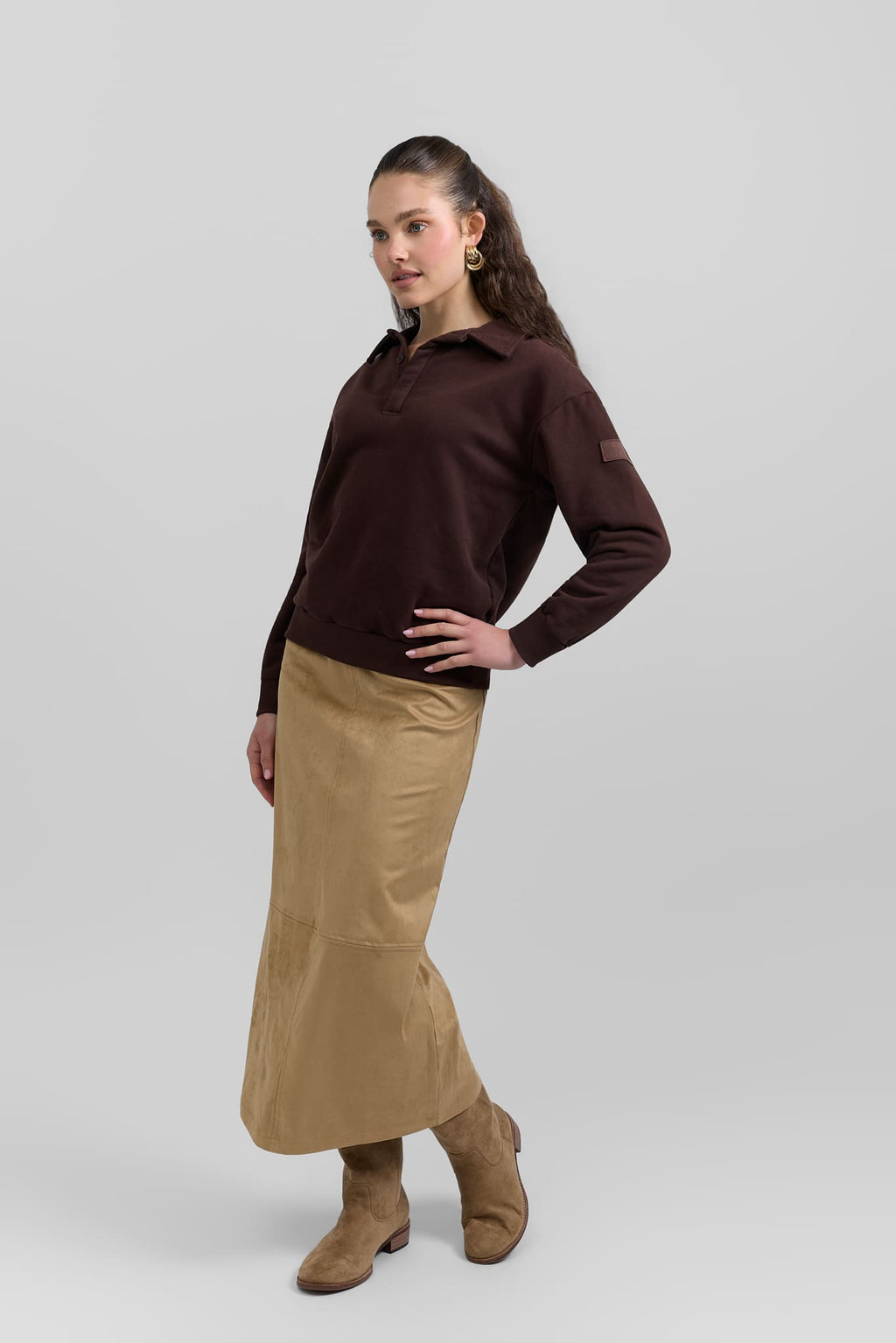 Double belt skirt