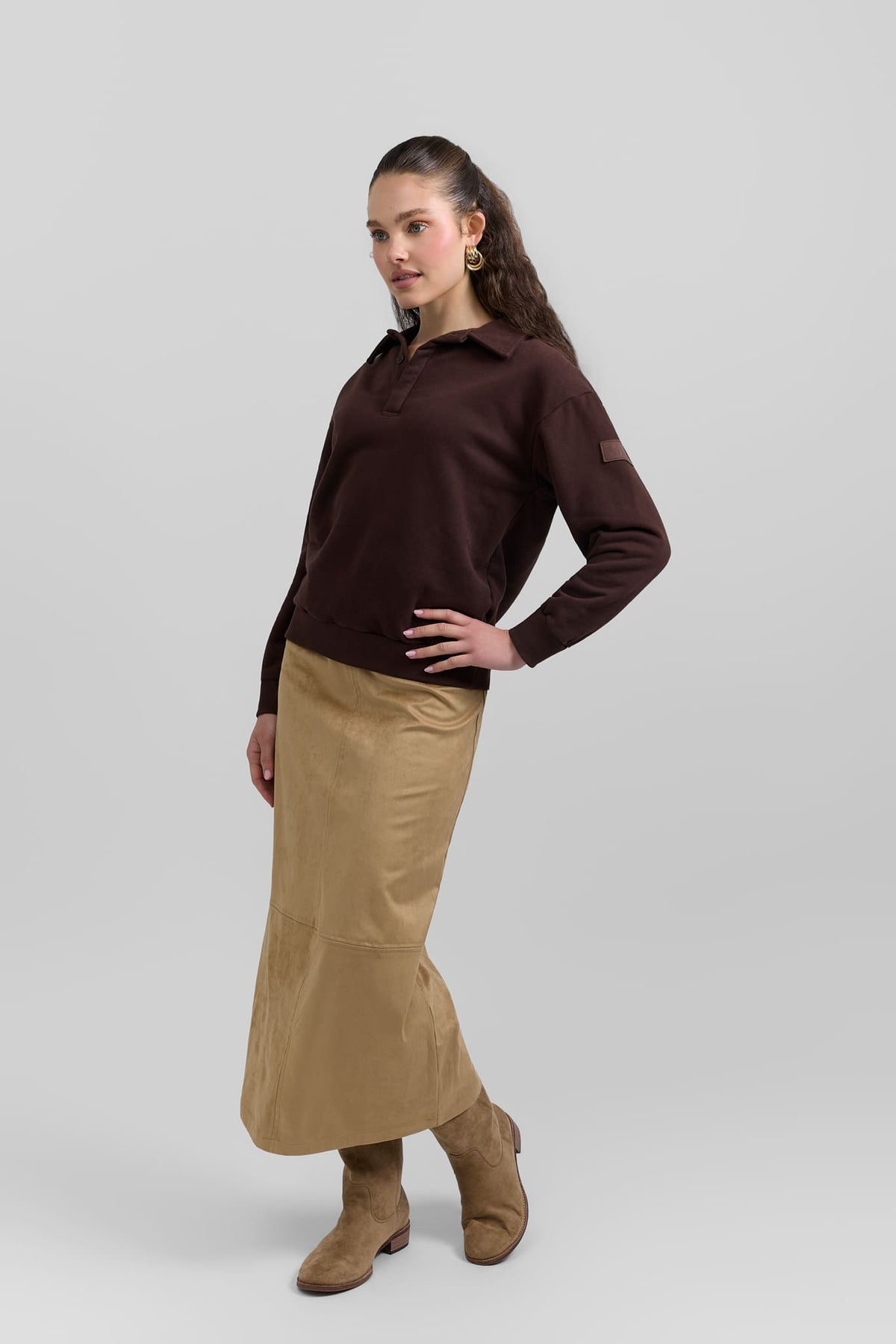 Double belt skirt
