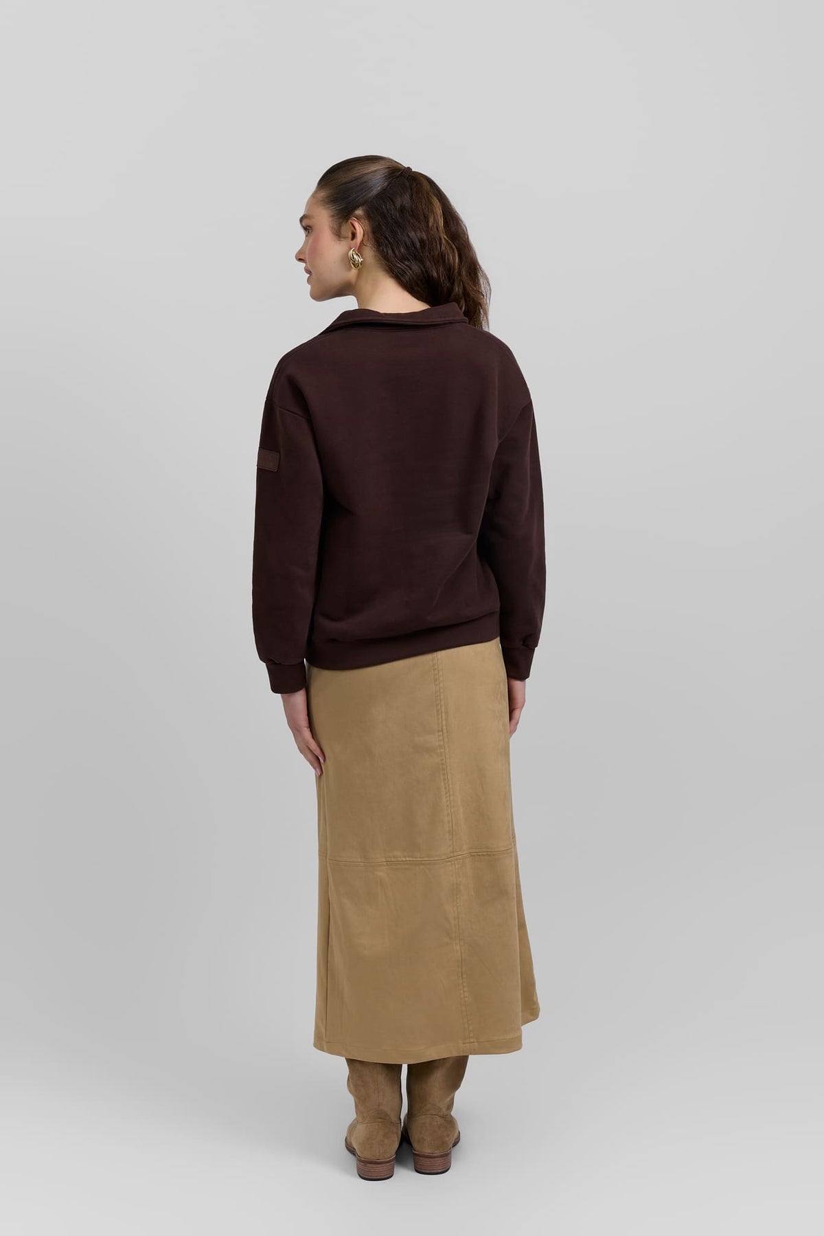 Double belt skirt
