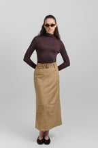 Double belt skirt