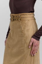 Double belt skirt