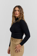 Knit turtleneck