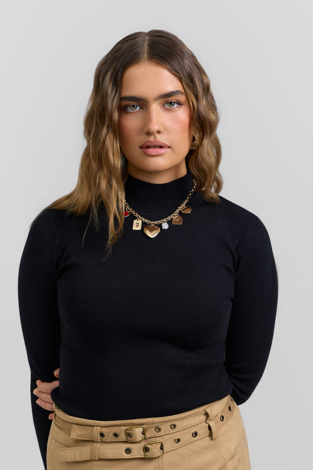 Knit turtleneck