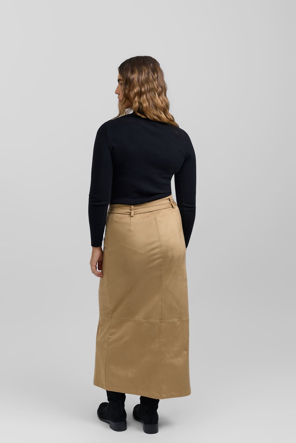 Double belt skirt