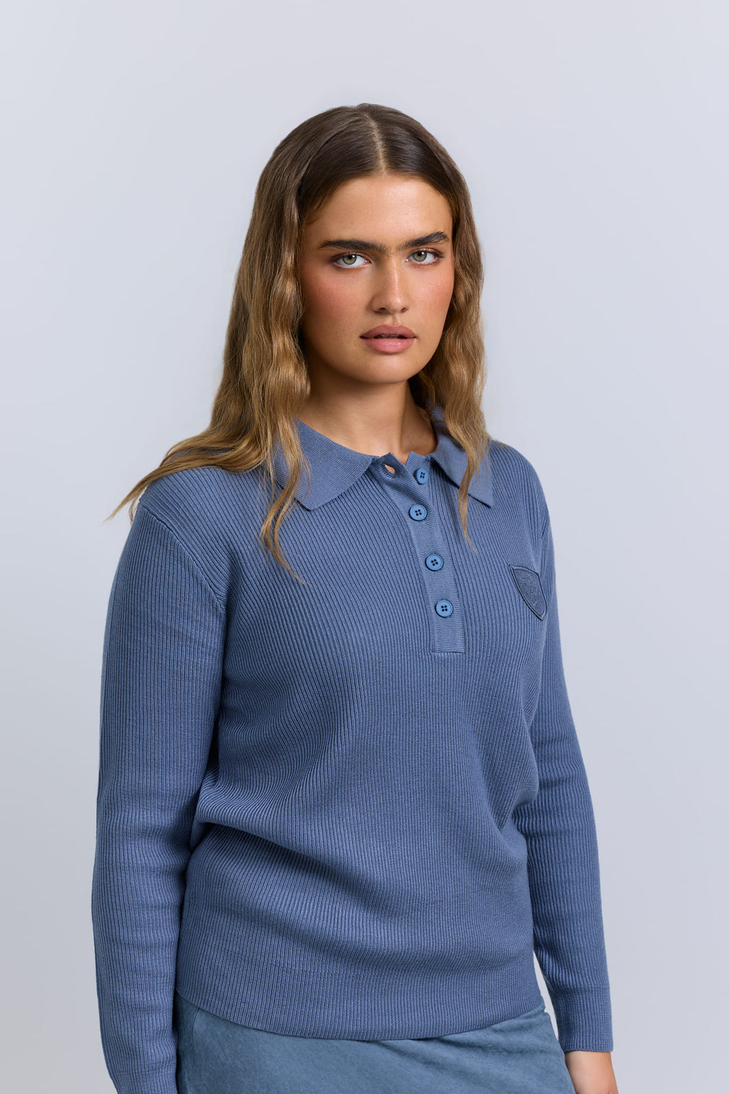 Knit polo