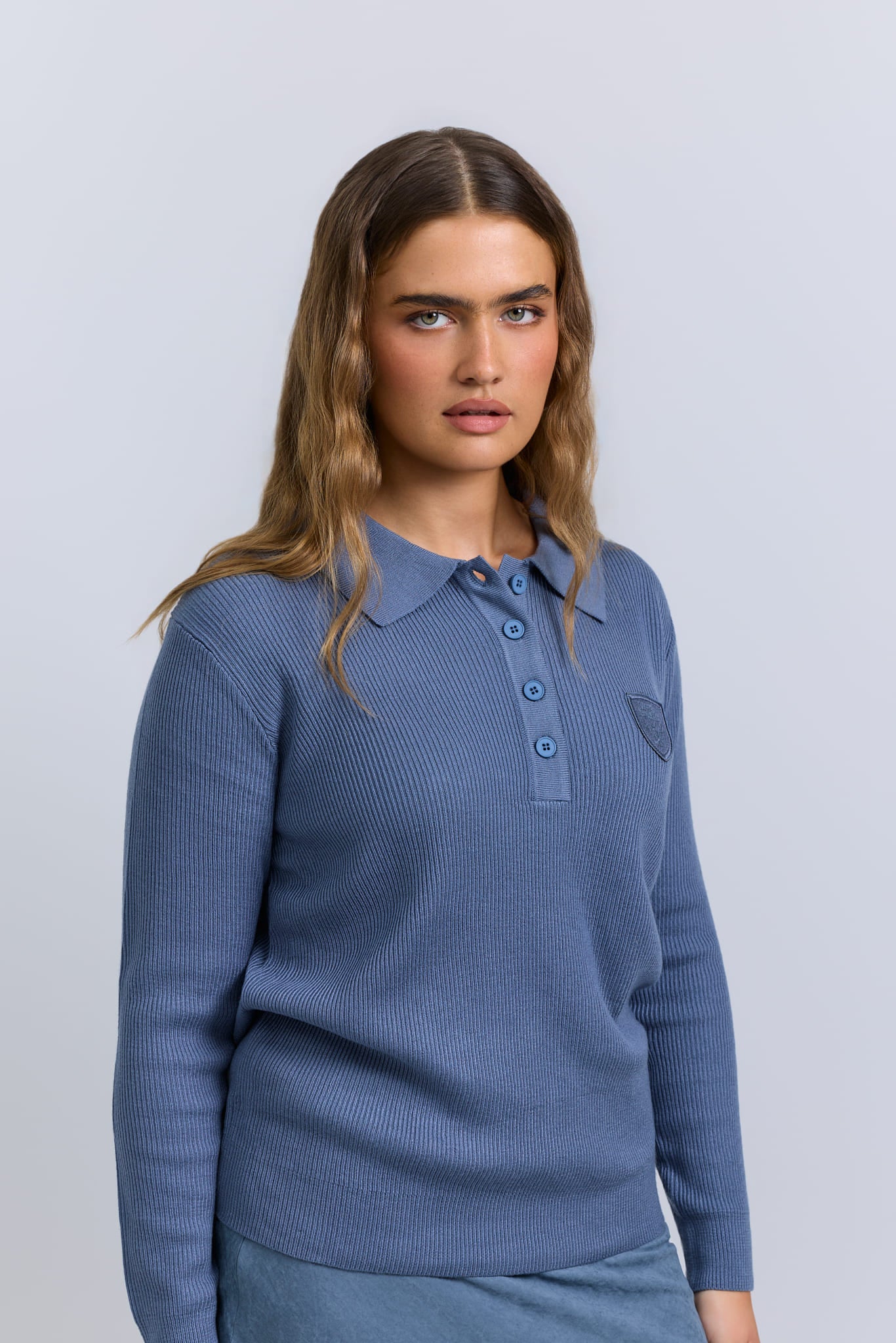 Knit polo