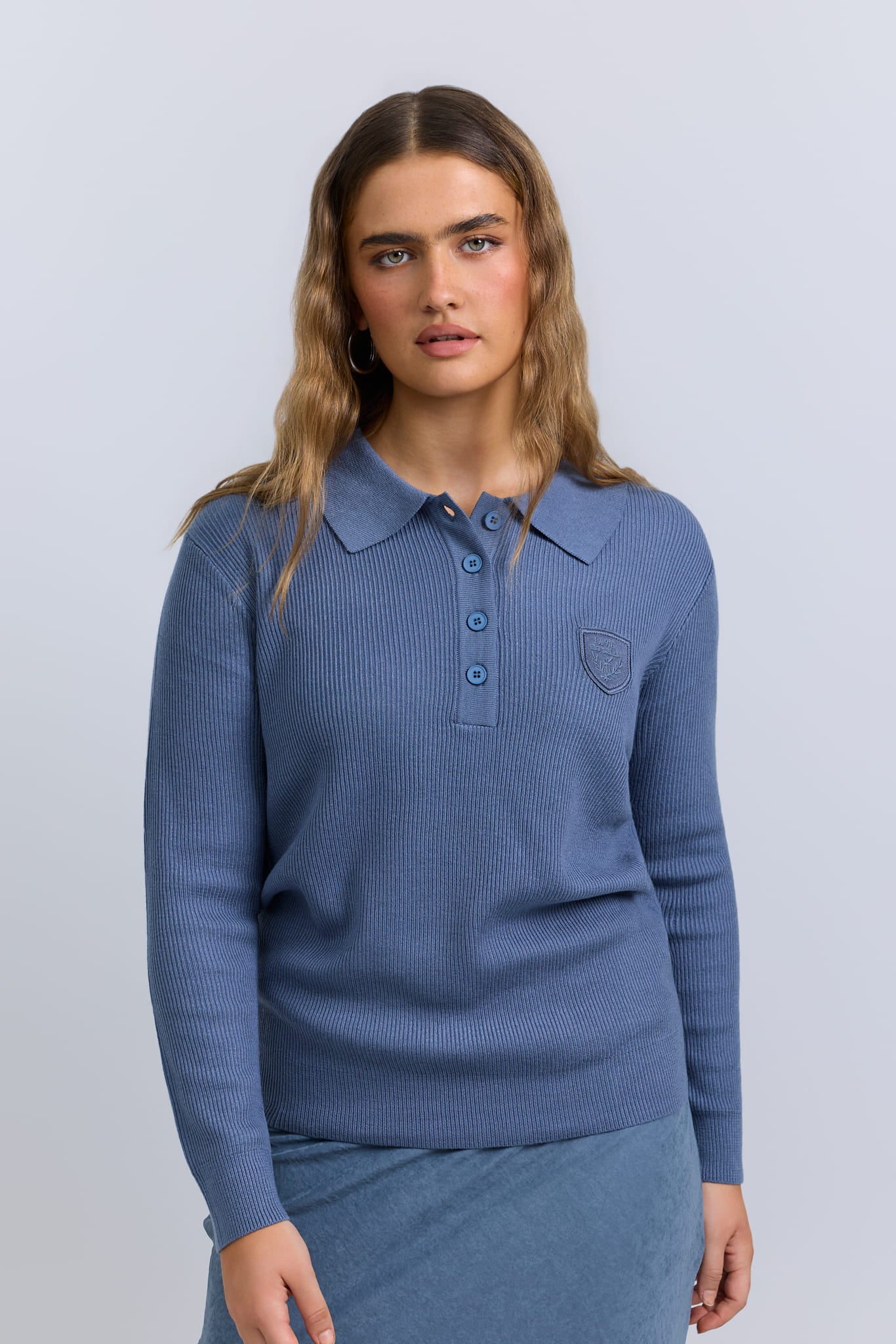 Knit polo