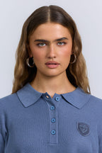 Knit polo