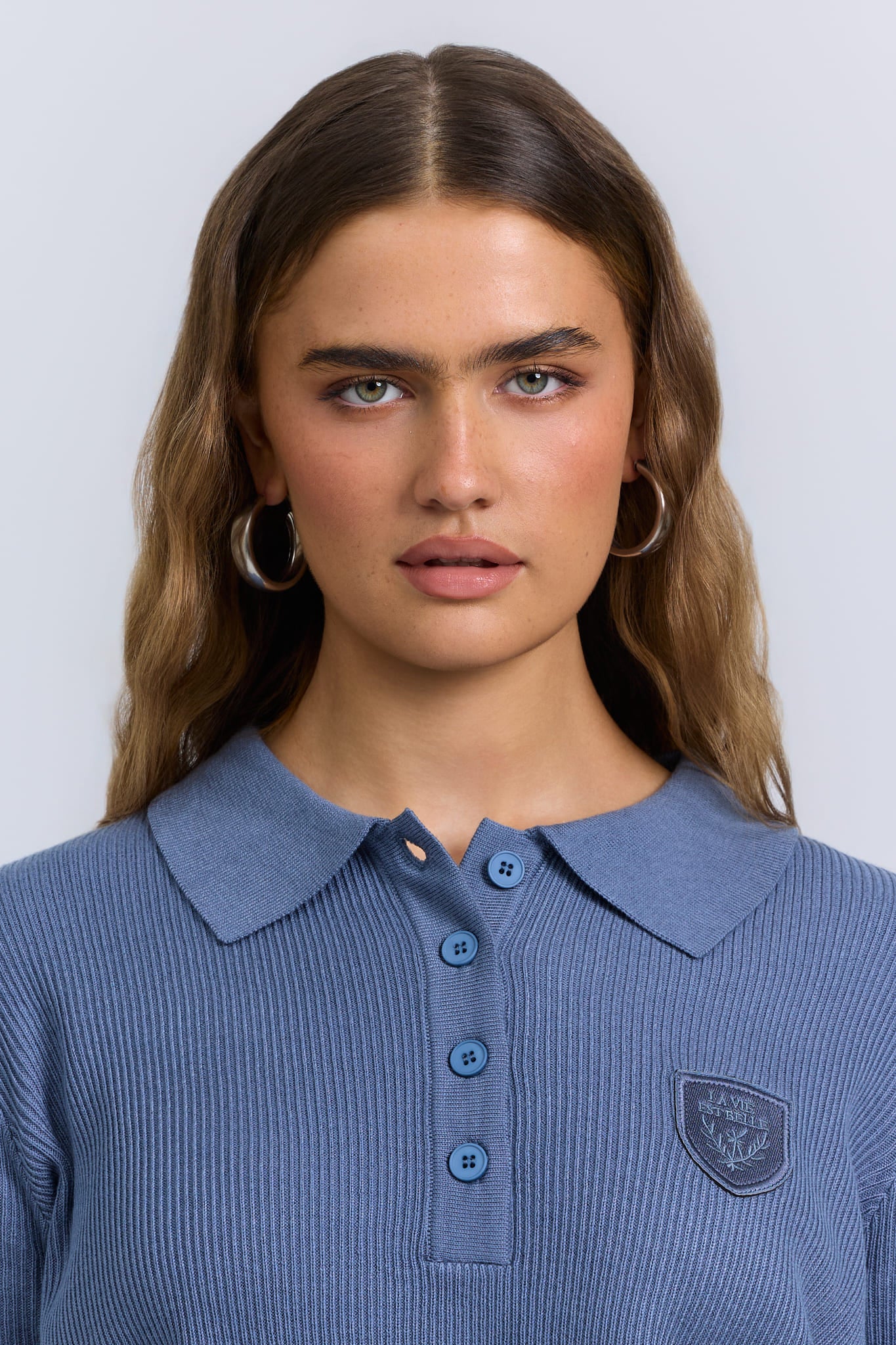 Knit polo