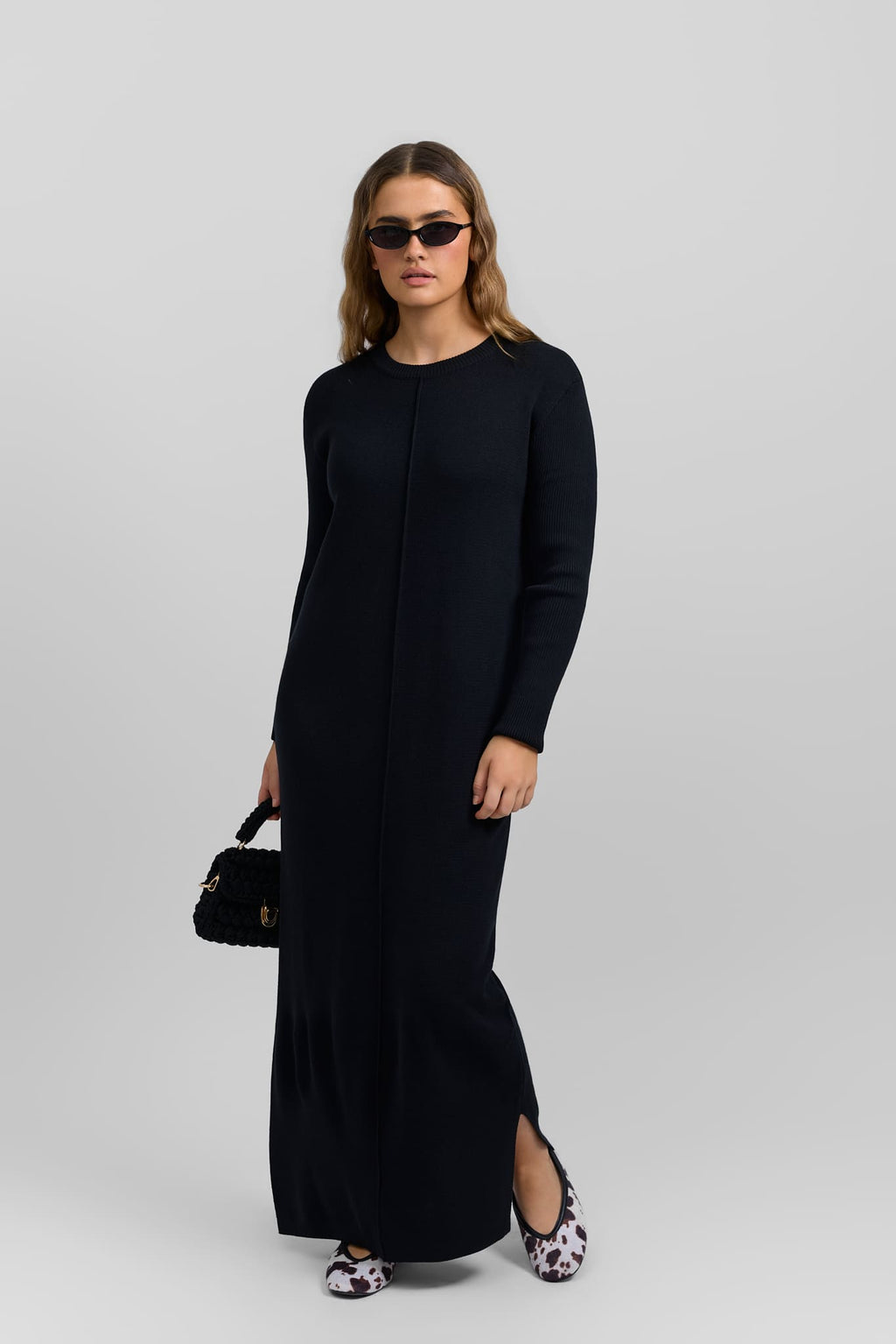 Knitted maxi dress