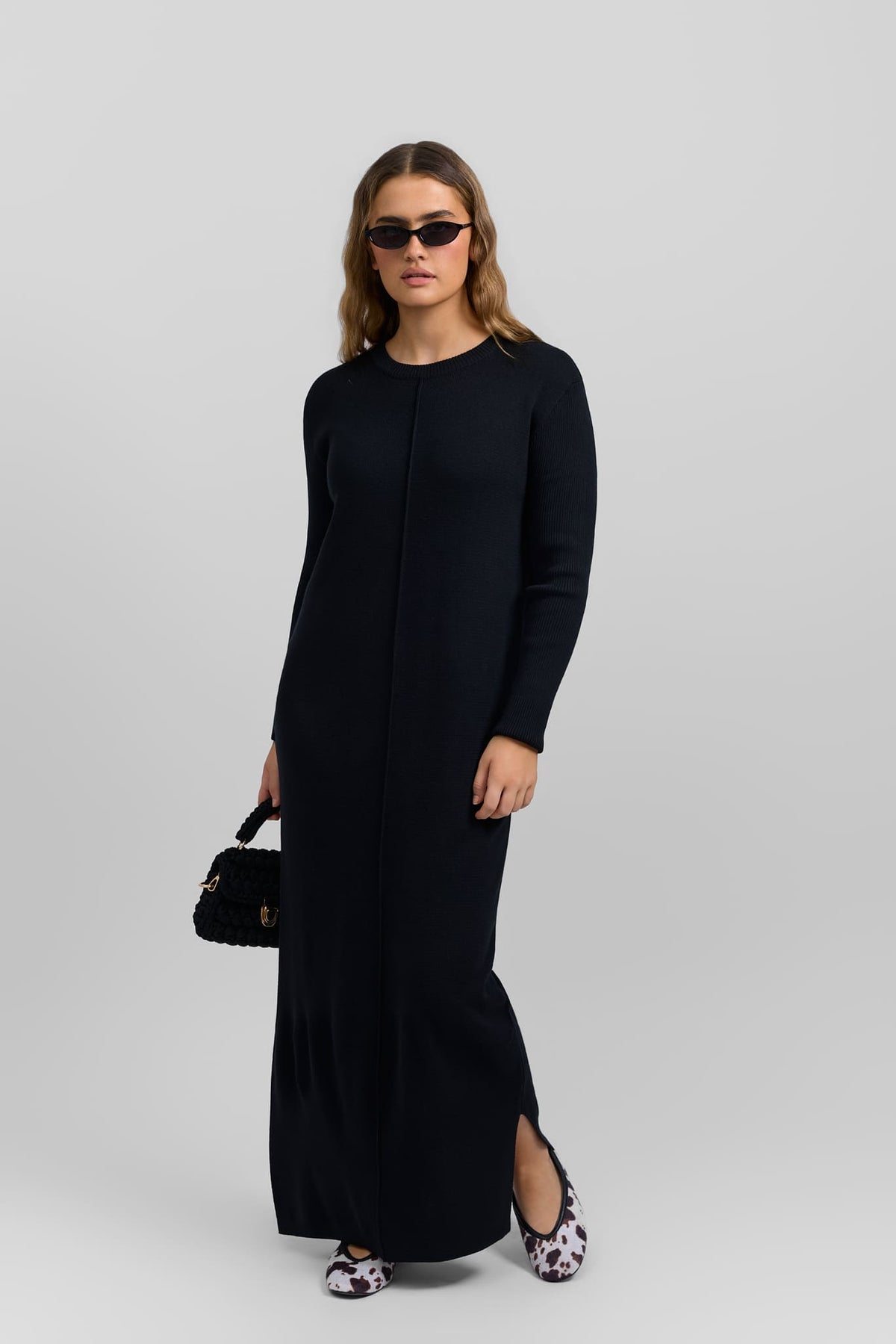 Knitted maxi dress