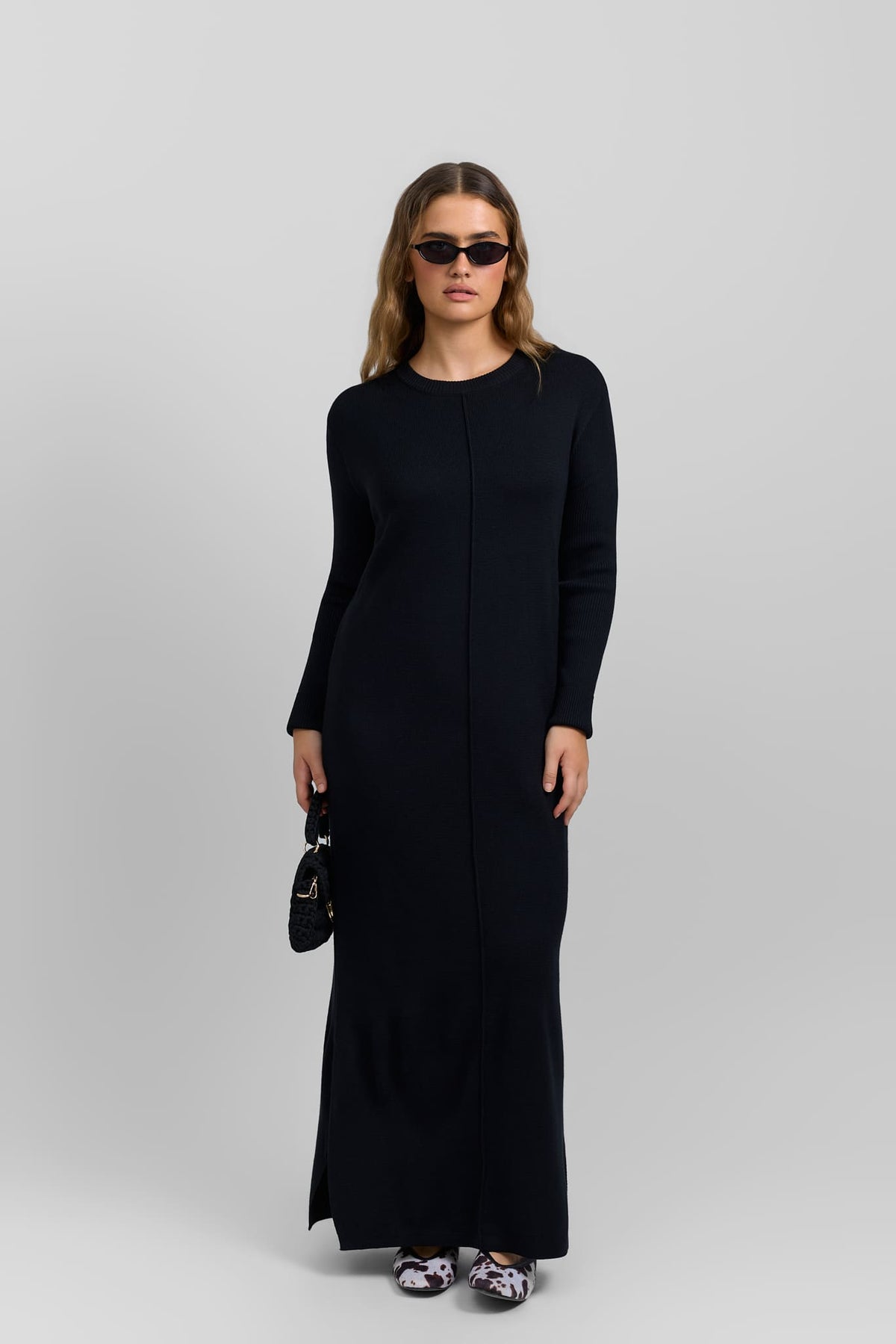 Knitted maxi dress