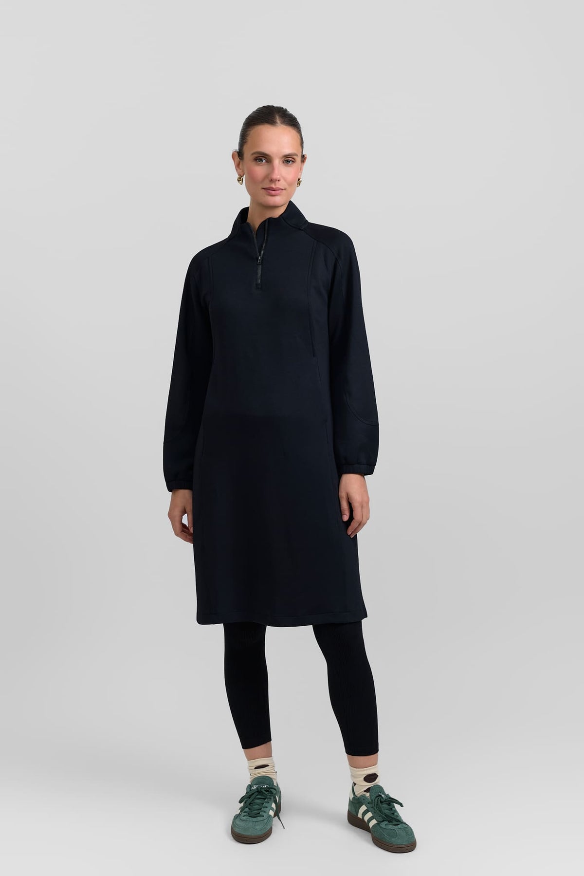 Half zip dress