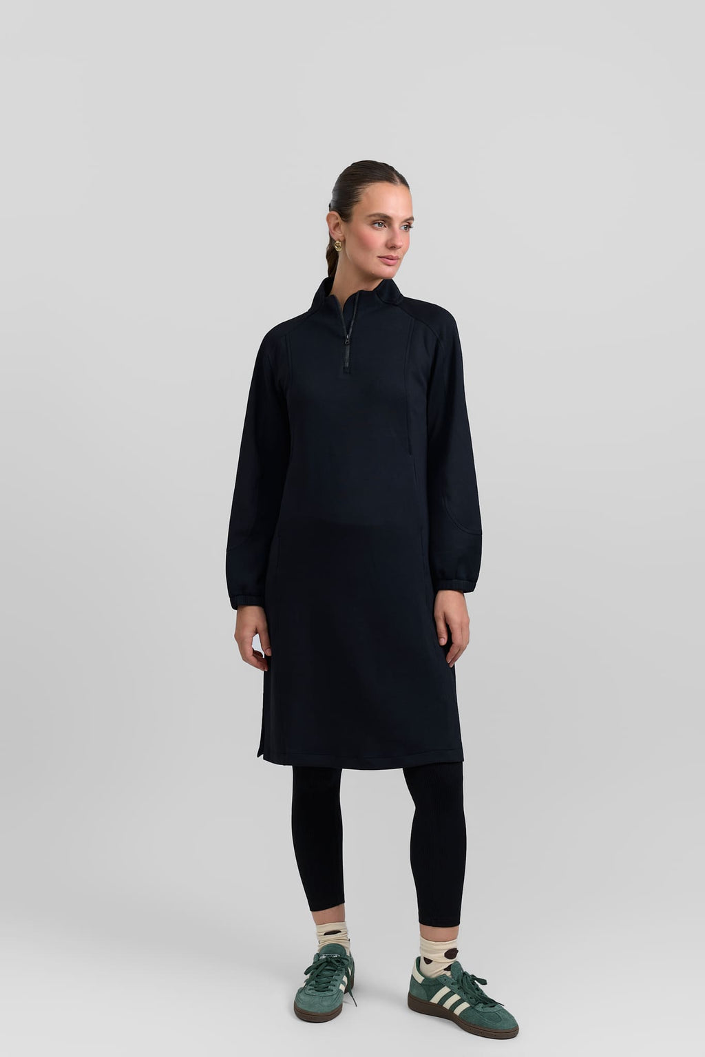 Half zip dress