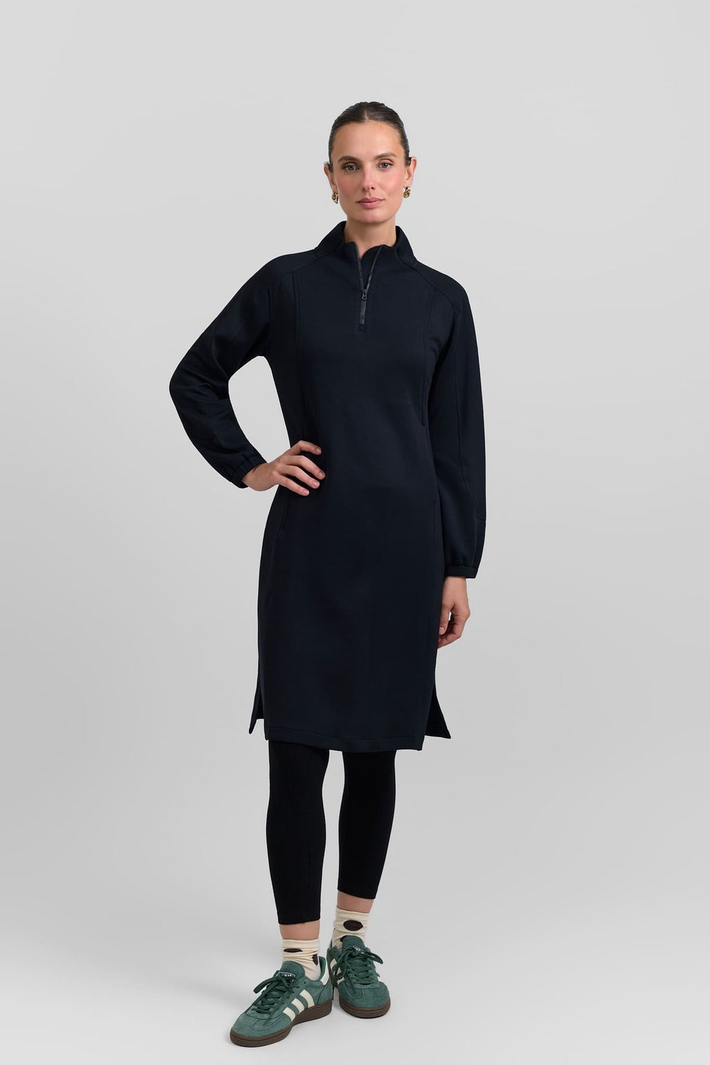 Half zip dress