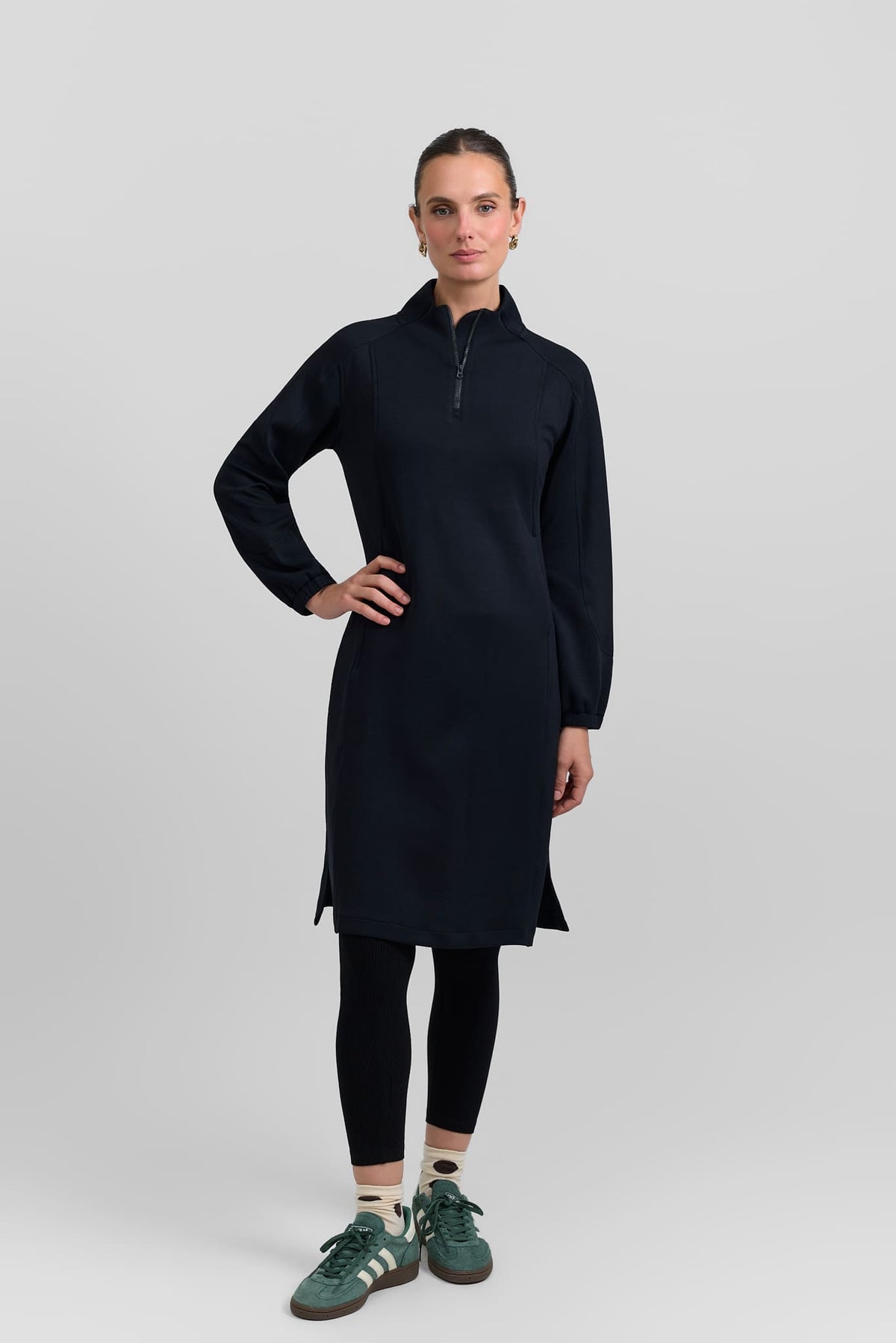 Half zip dress