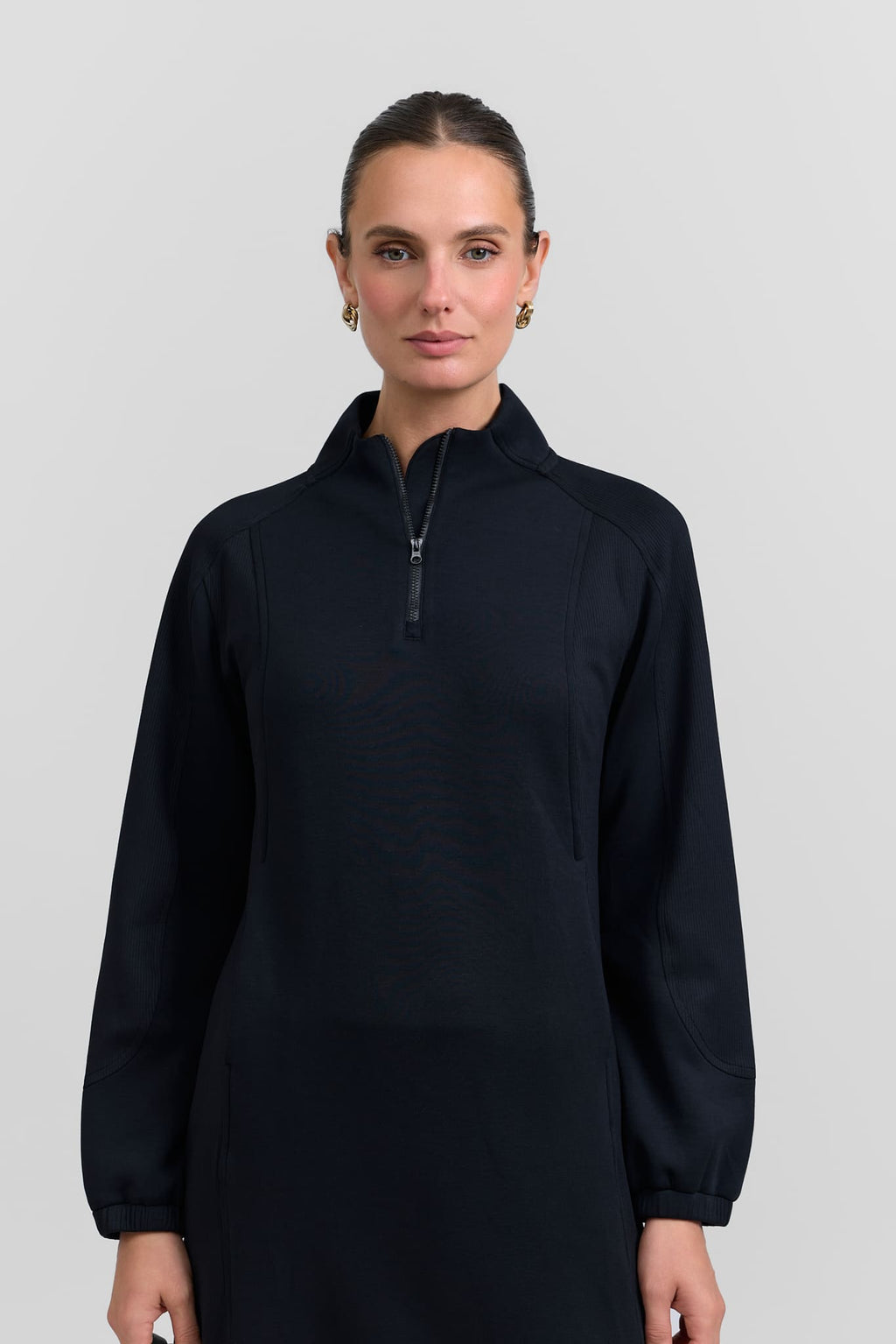 Half zip dress