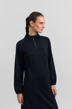 Half zip dress