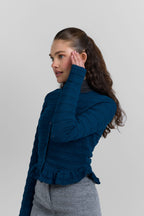 Pointelle cardigan