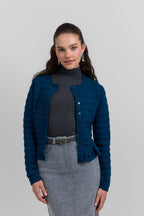 Pointelle cardigan