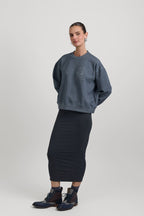 Ribbed skirt leggings