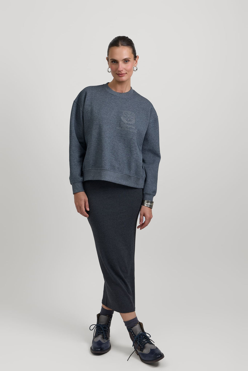 Ribbed skirt leggings