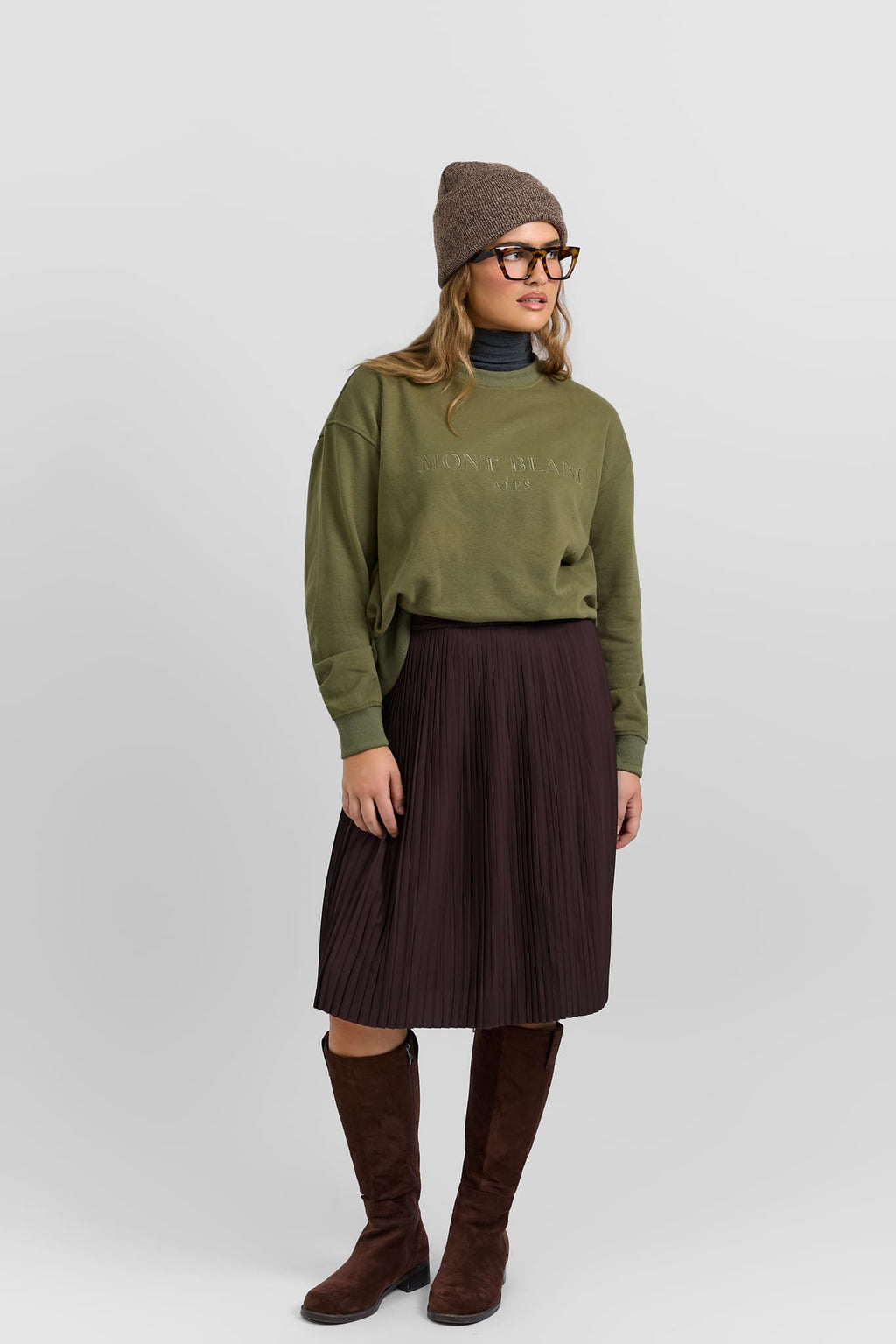 Pleated skirt