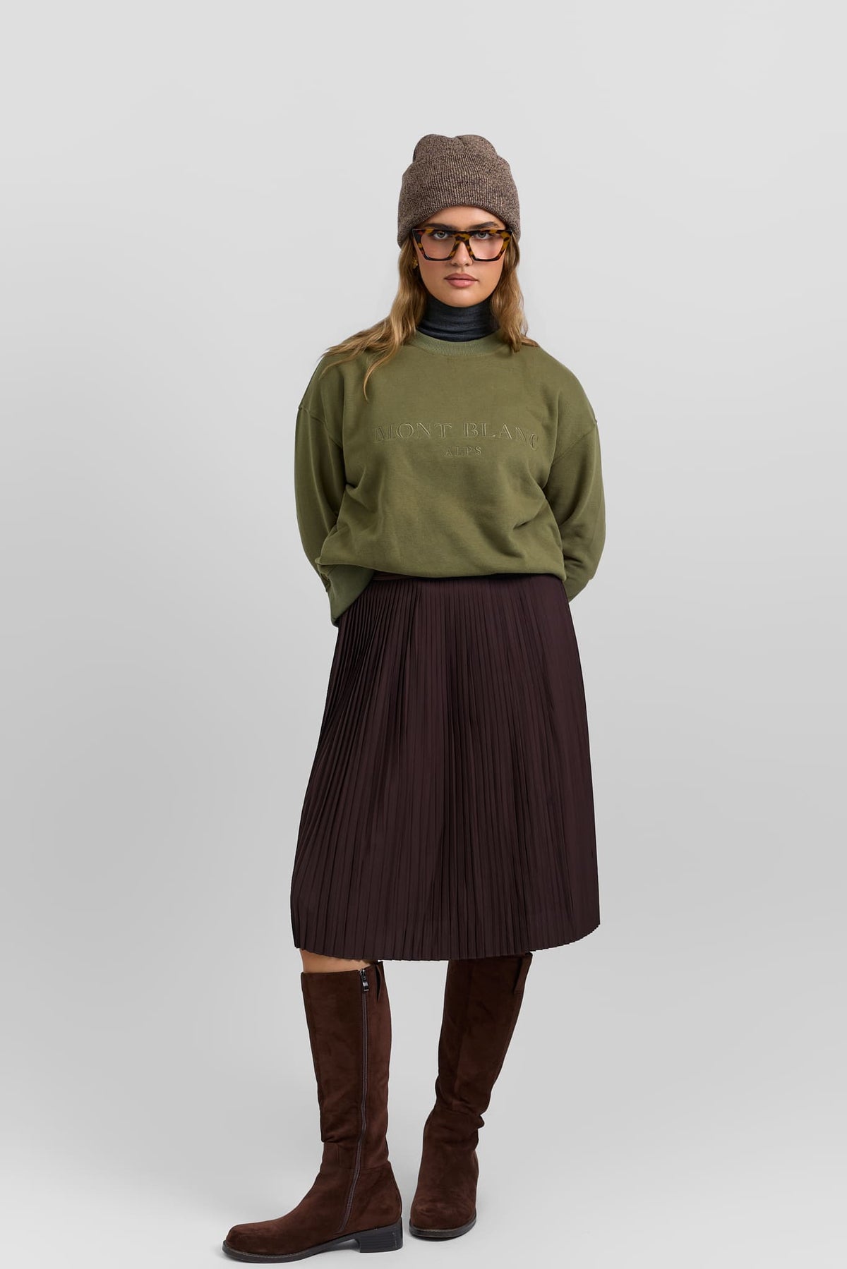 Pleated skirt