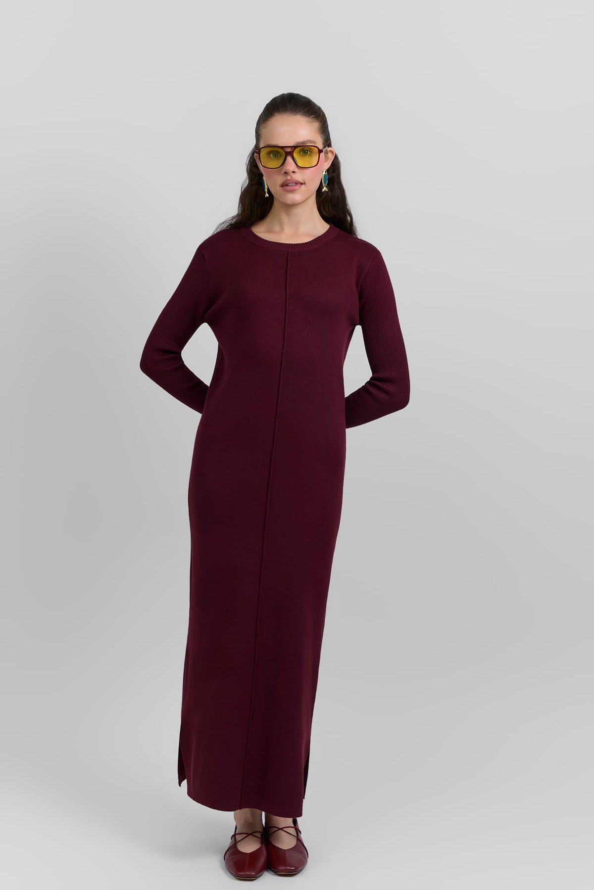 Knitted maxi dress