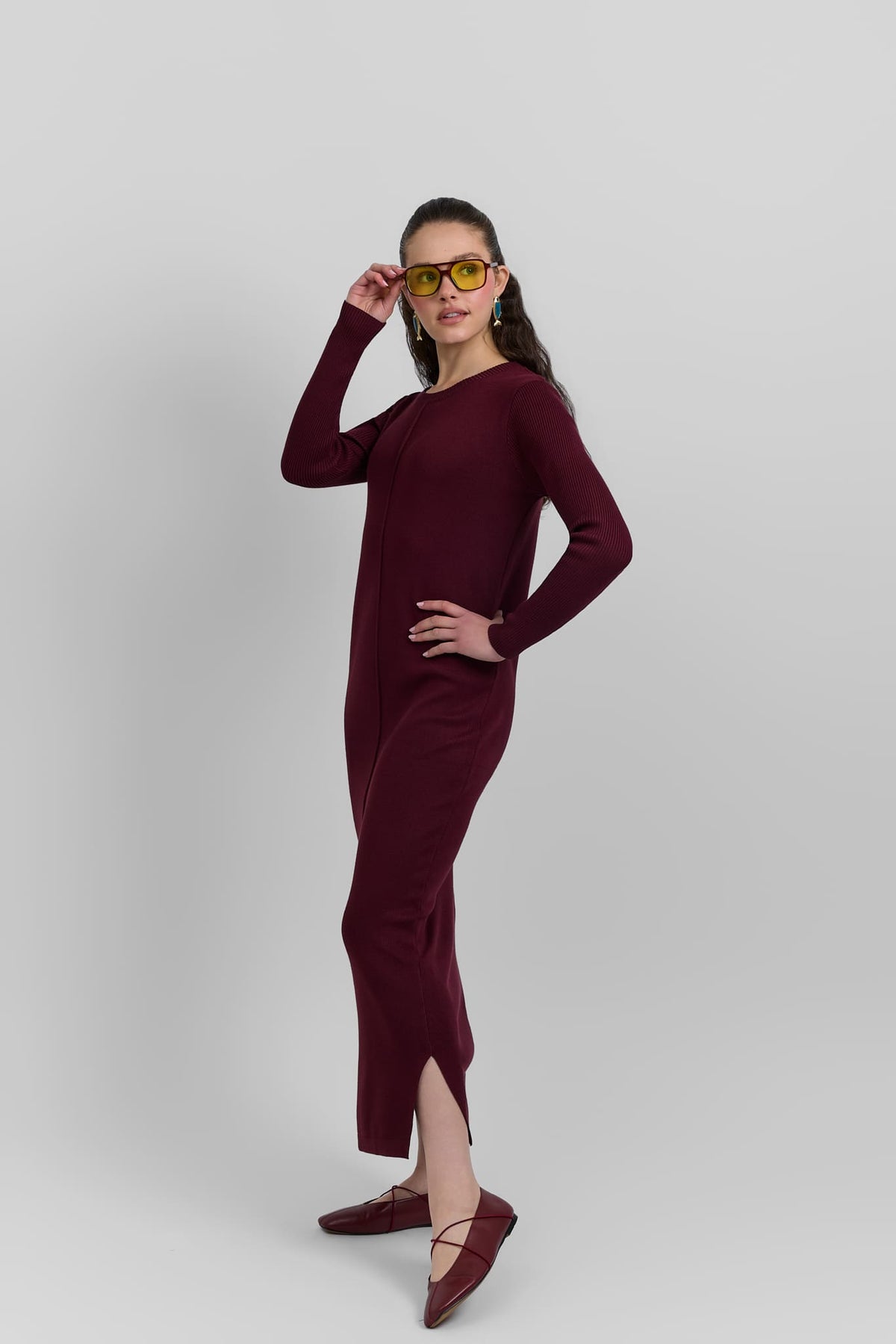 Knitted maxi dress
