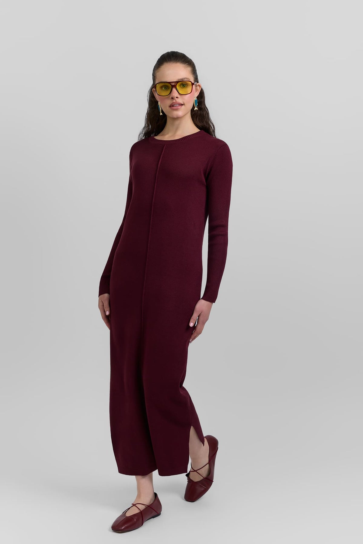Knitted maxi dress