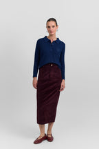Corduroy skirt