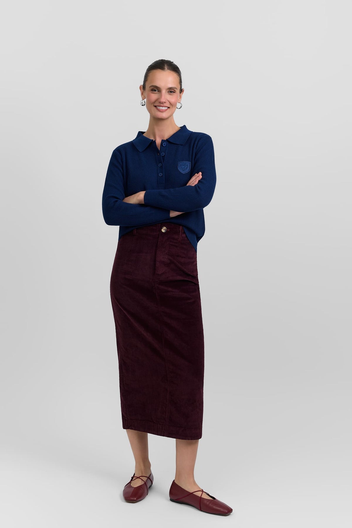 Corduroy skirt