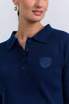 Knit polo