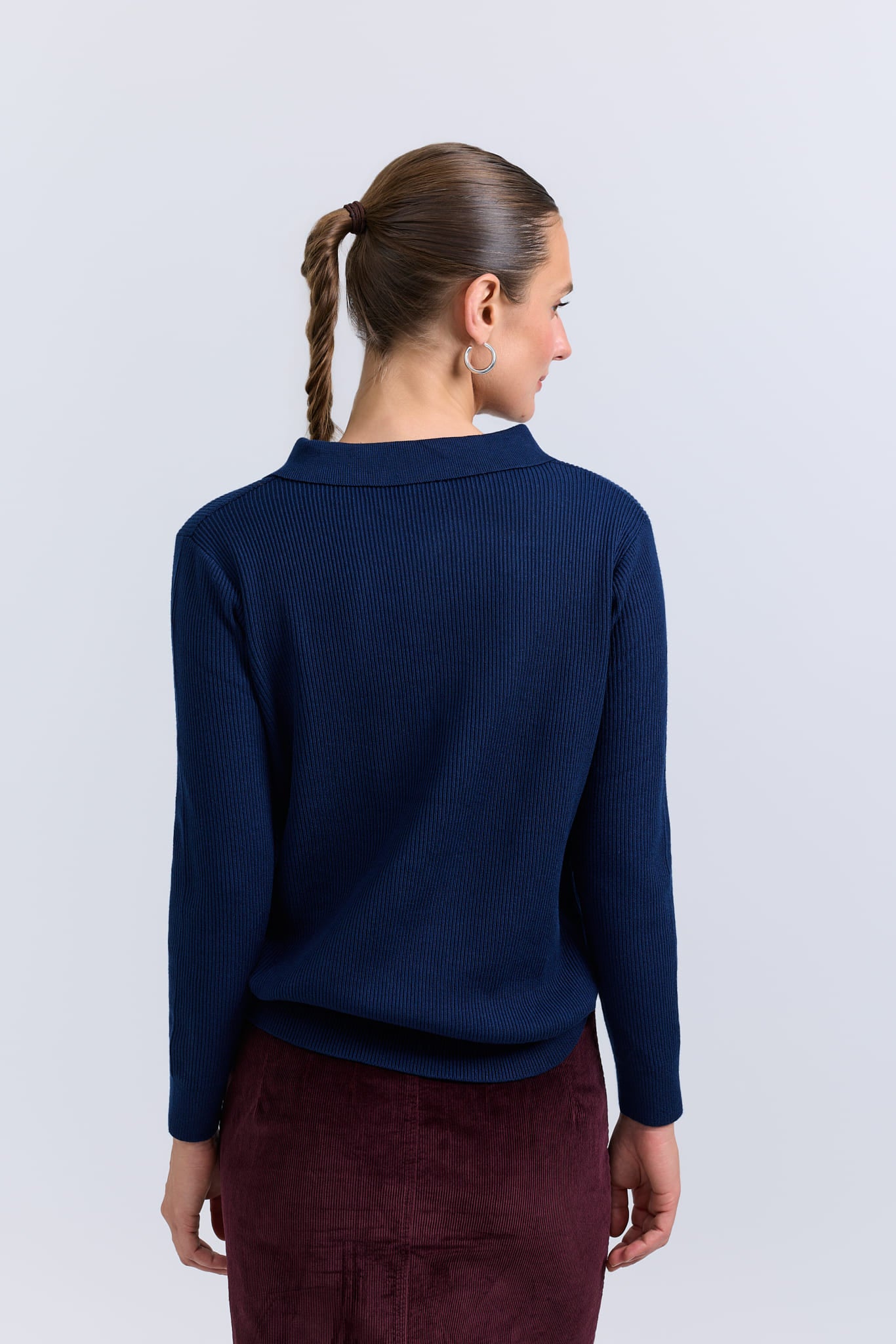 Knit polo
