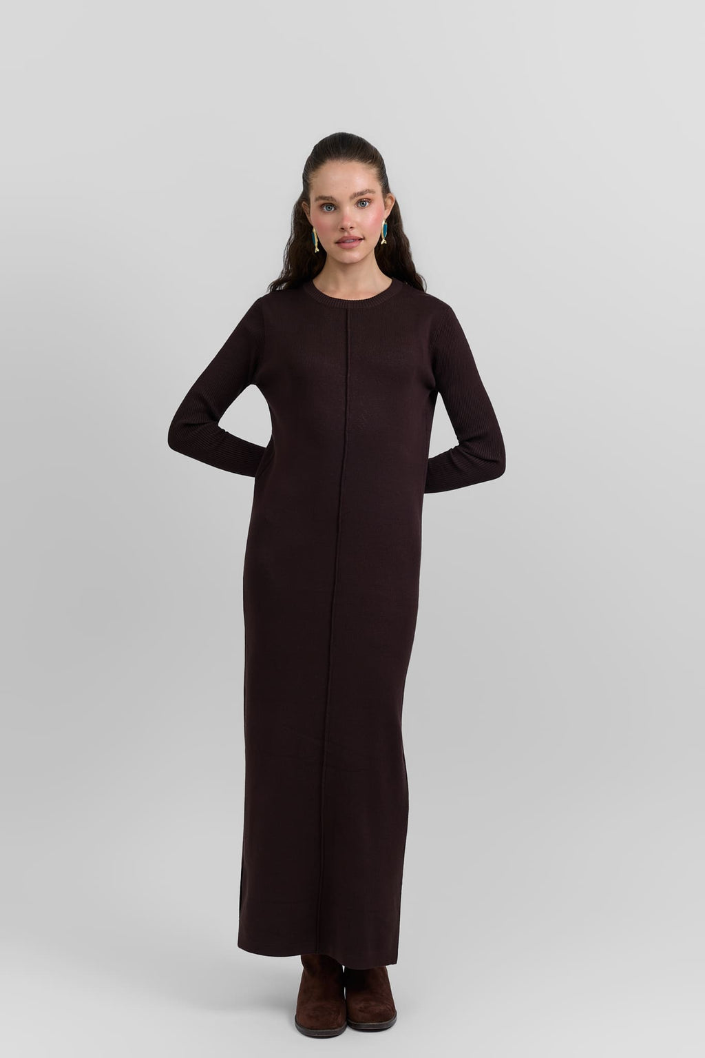 Knitted maxi dress