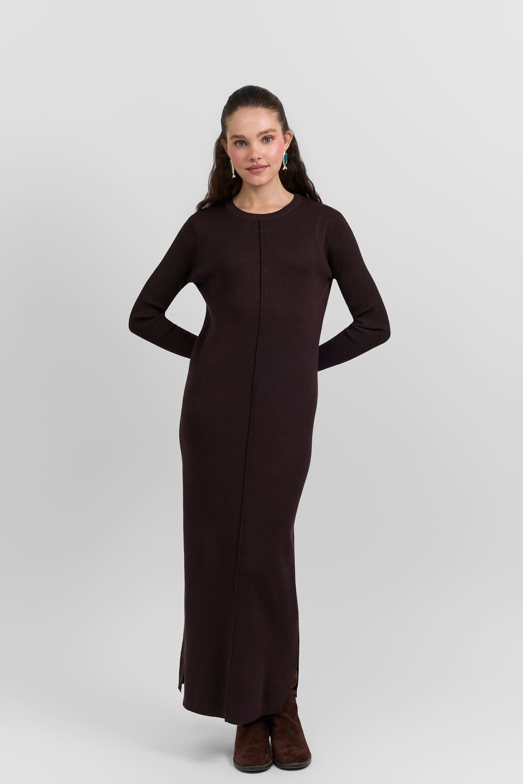 Knitted maxi dress